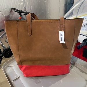NWT Suede Tote